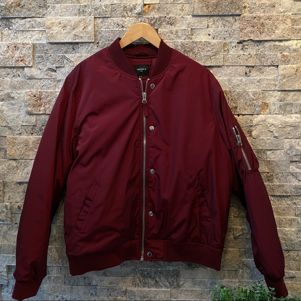 Red Bomber Jacket